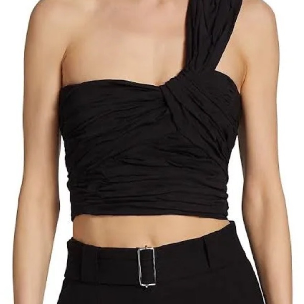 A.L.C.
Apollo Linen Blend One Shoulder Top